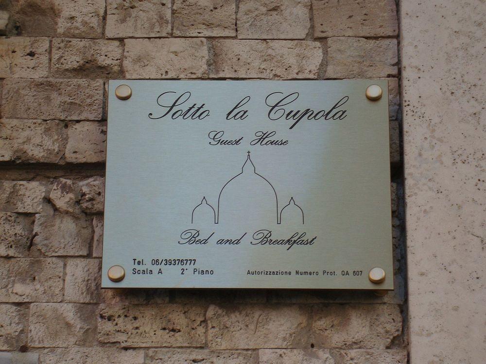 Bed and Breakfast Sotto La Cupola Рим Екстер'єр фото